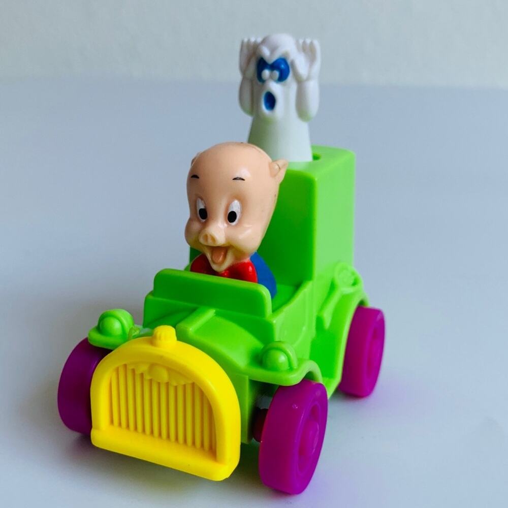NEW 1992 Looney Tunes Quack-Up Cars Porky Ghost Catcher Warner Bros.